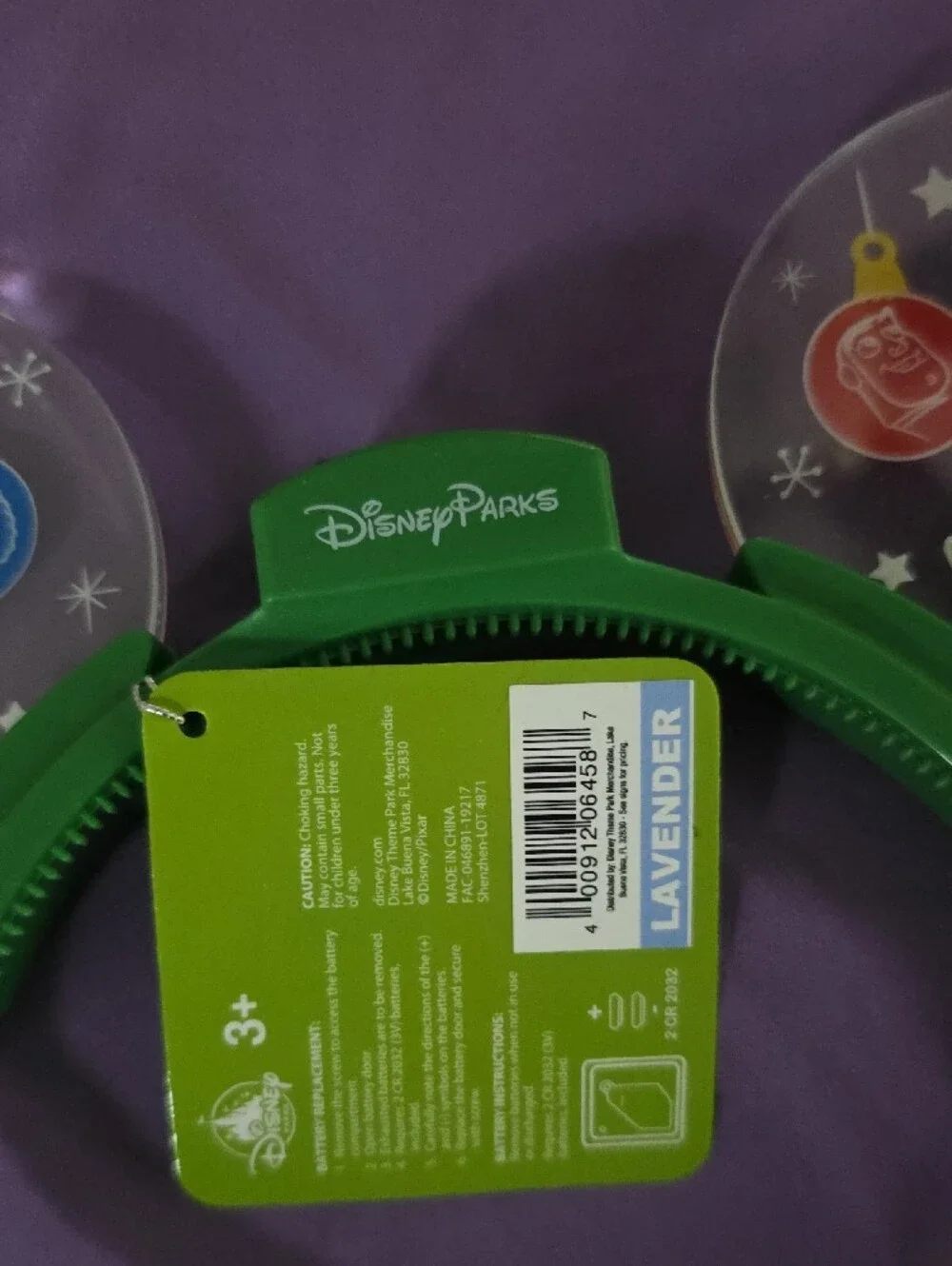 Disney Toy Story Green Alien Ear Headband with Clear Ornament Ears